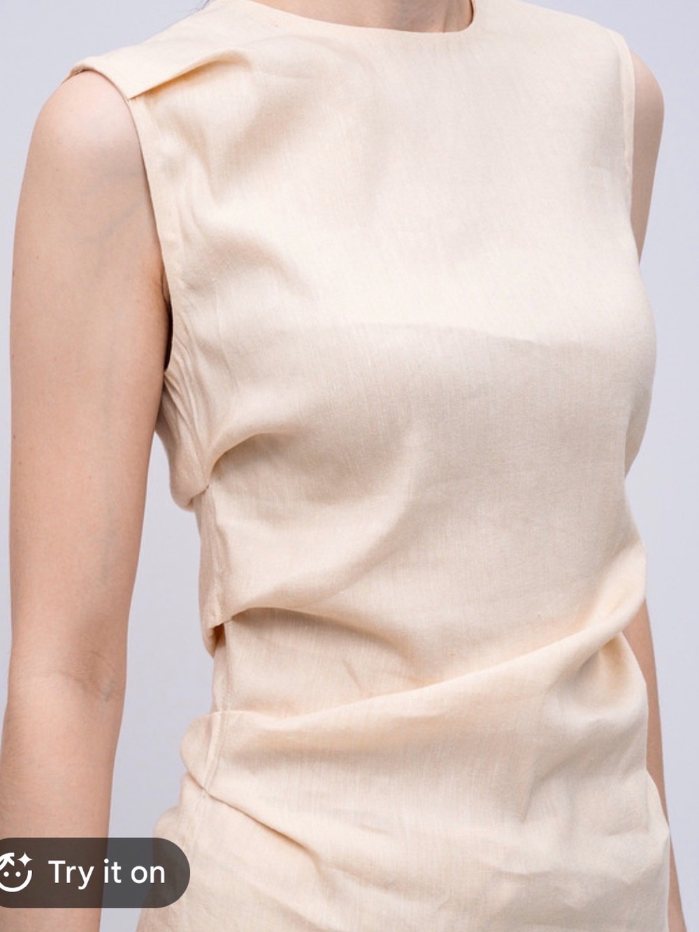 PROENZA SCHOULER Anoushka yellow top with linen size 4